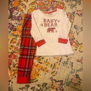 PHOTO OPP!! Unisex Baby Bear Pajamas 2piece Set sz 18 mos